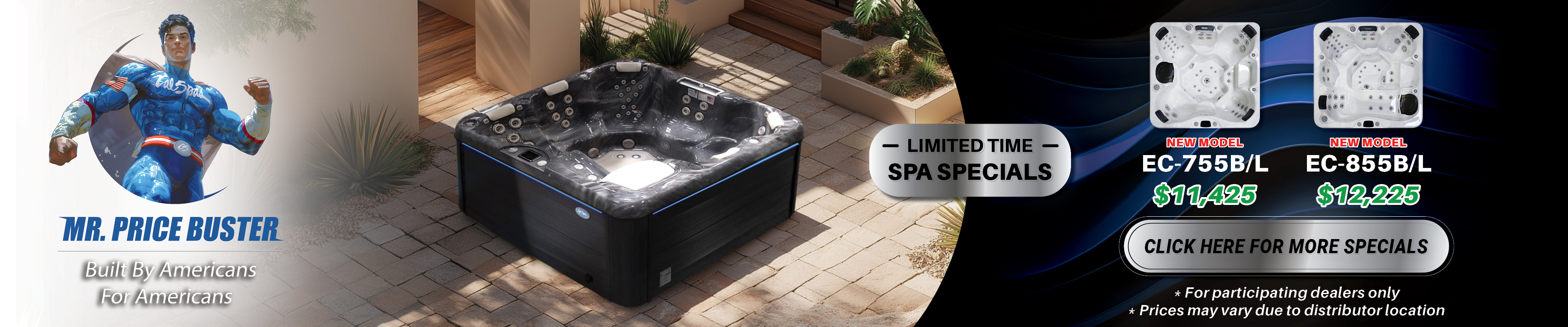 Calspas hot tub being used in a family setting - Red Deer